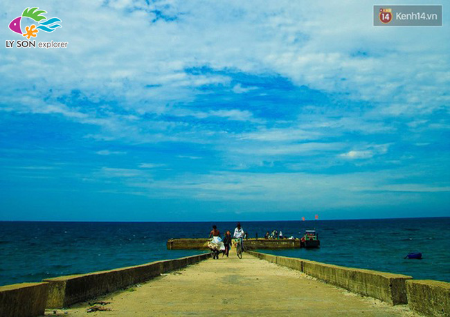 Cầu tàu ở đảo Bé